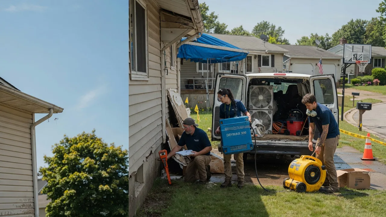 Ceiling Leak Cleanup in Turner, MI near me